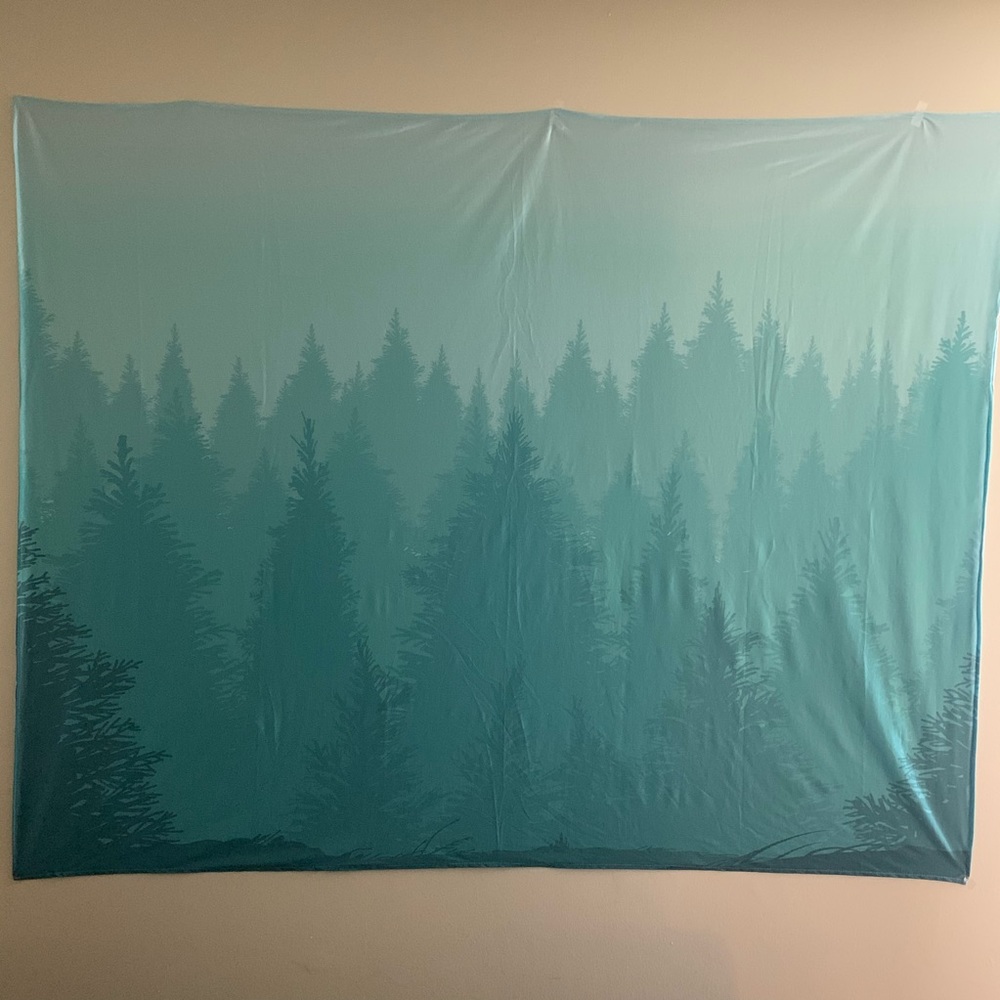 Misty mountain tapestry